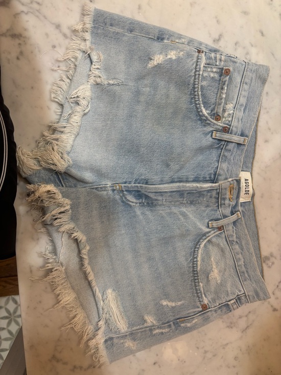 Agolde Pants - Agolde Light Blue Denim Jeans - Pale Blue Wash